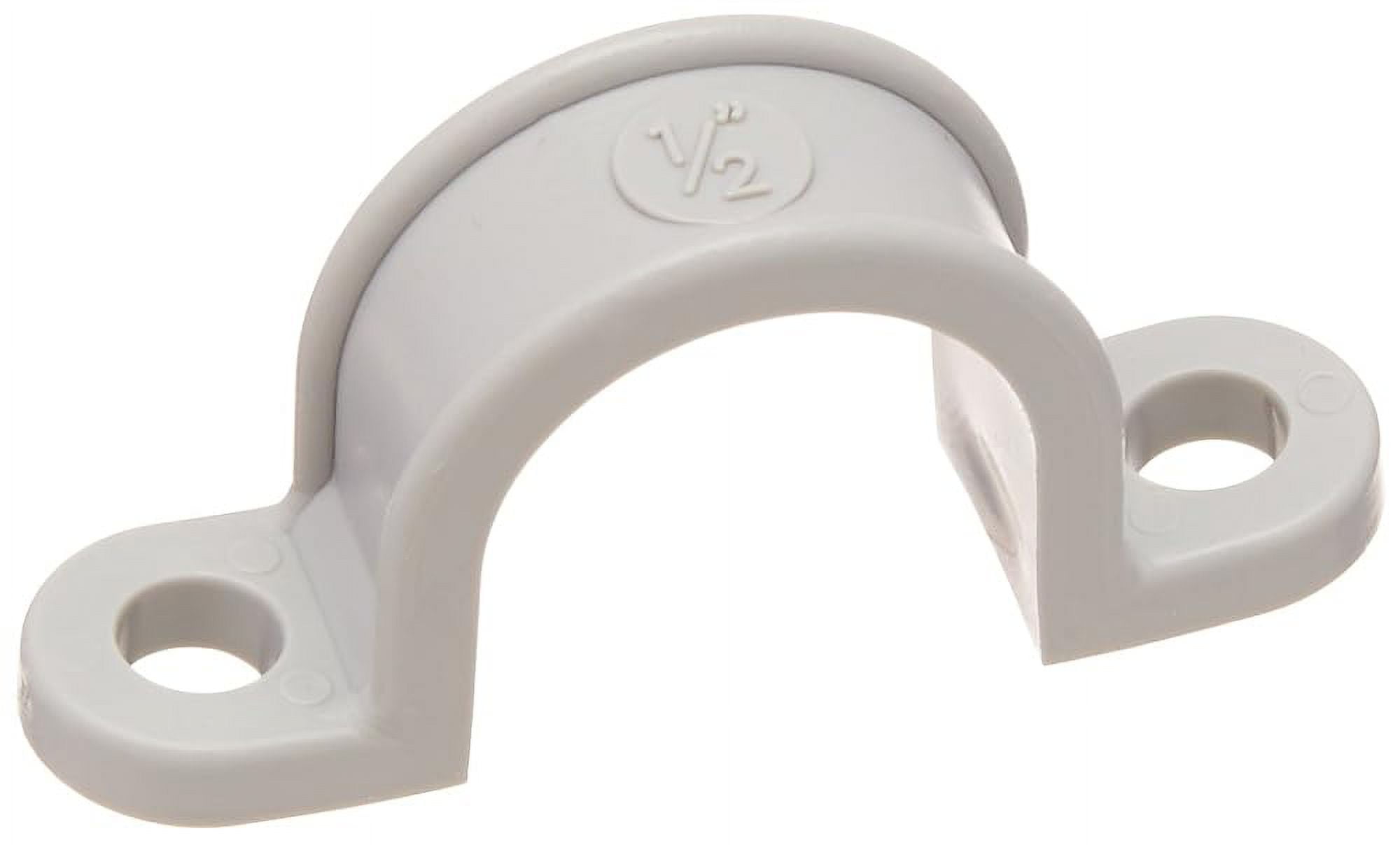 PVC Pipe Straps 2 Hole 1/2 Inch Pipe Strap For Plastic Conduit