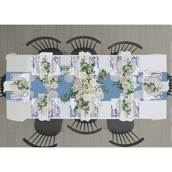 PVC Placemats Set of 8 for Dining Table Coffee Table Kitchen Mats Heat Resistant Anti Skid Washable Easy to Clean Woven Vinyl Placemats in Reusable Pouch 18â€x12â€