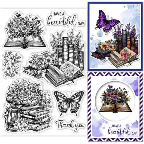 PVC Plastic Clear Stamps for DIY Scrapbooking Photo Album Decorative Cards Making Book 160x110x3mm for DIY