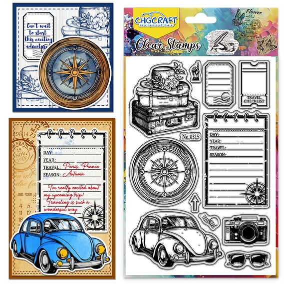 PVC Plastic Clear Stamps for Scrapbooking Photo Album Decorative Cards Making Mixed Shapes 160x110mm diy