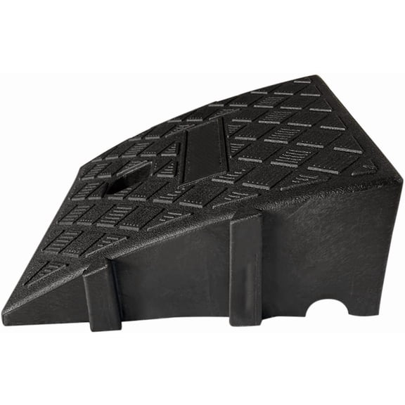 PVC Plastic Curb Ramp, Ramp Portable Lightweight Heavy Duty Threshold for Driveway, Loading Dock, Sidewalk, Car, Scooter, Bike, Motorcycle 252711cm B 25x27x11cm