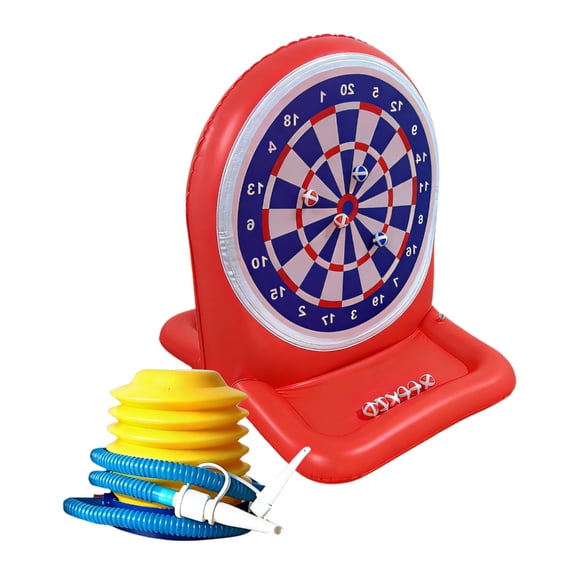 PVC Pool Floating Dart Board For Backyard Water Games And Activities