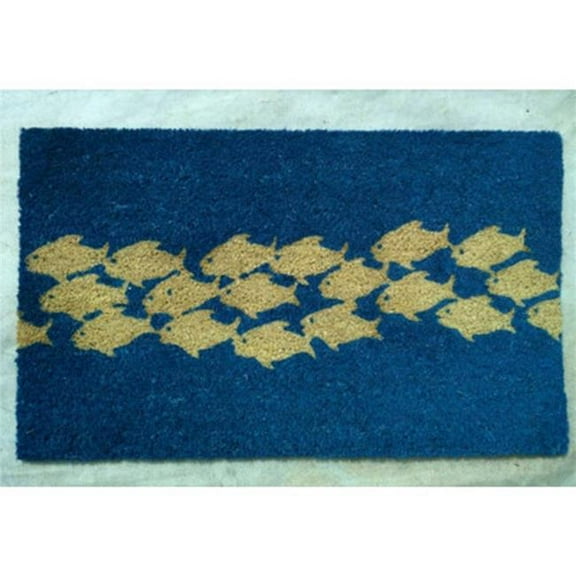 PVC Pool Of Fish Coco Doormat