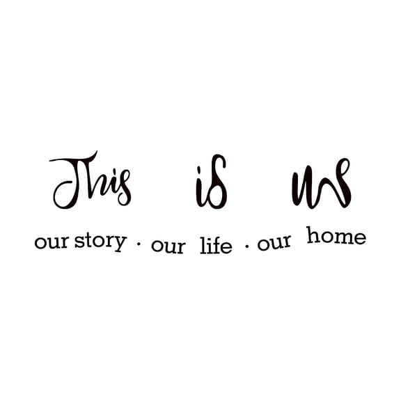 PVC Quotes Wall Sticker for Stairway Home Decoration Black 20x55cm diy