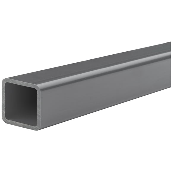 PVC Rectangular Tube - 1" Outside Height x 2" Outside Width x 3 ft. Long