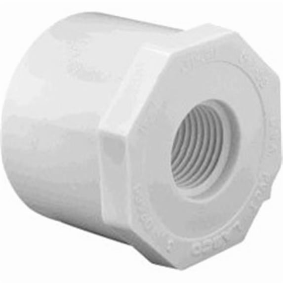 PVC Reducer 2 x 0.5 in. Spigot Female Pipe Thread