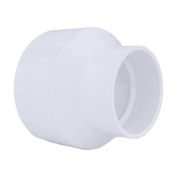 Manufacturer Varies PVC Reducer, Hub, 6 in x 4 in Pipe Size 1WKV5