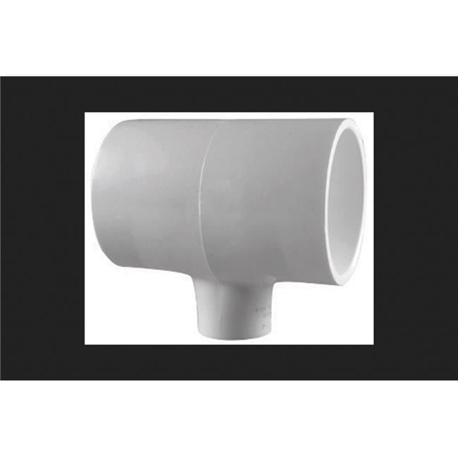 PVC Reducing Tee Schedule 40 - White - Walmart.com