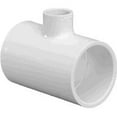 thumbnail image 1 of PVC Reducing Tee - White, 1 of 1