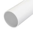 thumbnail image 1 of Uxcell Rigid Round Pipes High Impact for Water Pipe Crafts Cable Sleeve White 101.6mm x 110mm, 1 of 6