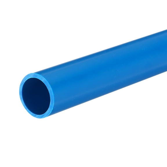 Rigid Round Pipe 16mm ID 20mm OD 20cm/8" Length Blue High Impact for Water Pipe, Crafts