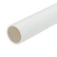 thumbnail image 1 of Uxcell Rigid Round Pipes High Impact for Water Pipe Crafts Cable Sleeve White 27.2mm x 32mm, 1 of 6