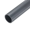 thumbnail image 1 of Uxcell Rigid Round Pipe 28.8mm ID 34mm OD 9" Length Light Grey High Impact, 1 of 6