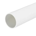 thumbnail image 1 of Uxcell Rigid Round Pipe 45.2mm ID 50mm OD 330mm/13" White High Impact for Water Pipe Crafts Cable Sleeve, 1 of 6