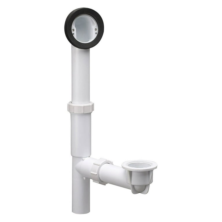 PVC Rough-In Bath Drain Kit with Overflow and Adjustable