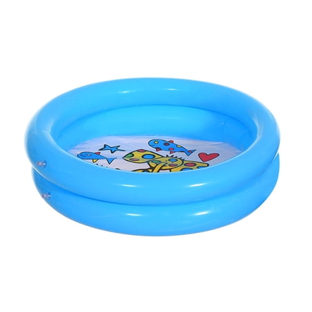 PVC Round Kids Inflatable Swimming Pool Tub Family indoor Garden Durable , Light Blue