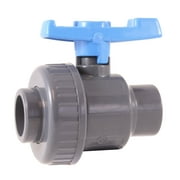 PVC SINGLE UNION BALL VALVE 1/2 - Socket - Sanipro