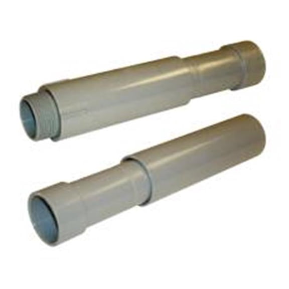 PVC Schedule 40 Expansion Coupling - White - 1 Inch - Pack of 10 - Temperature-Resistant Design