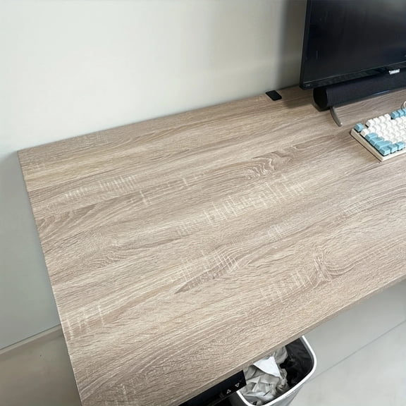 PVC Self-Adhesive Waterproof Wallpaper Roll Wood Grain Vinyl Decorative Film Stickers for Home Furniture Cabinets Wall Decor