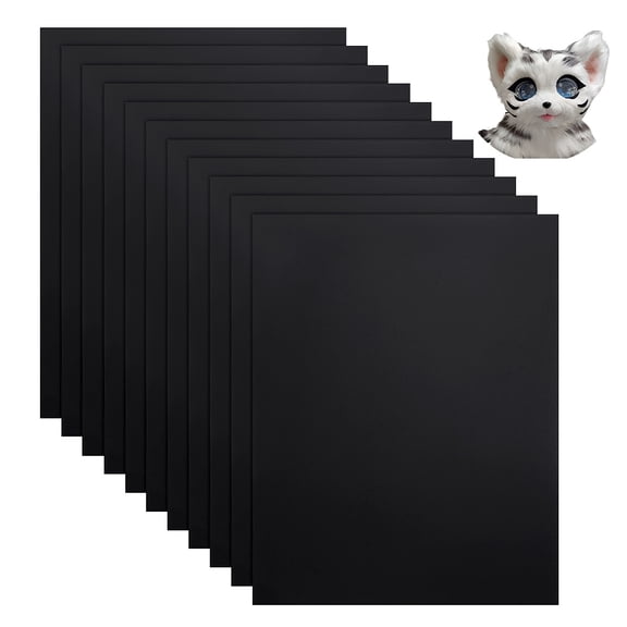 PVC Sheets Rectangle Black 280x220x0.23mm