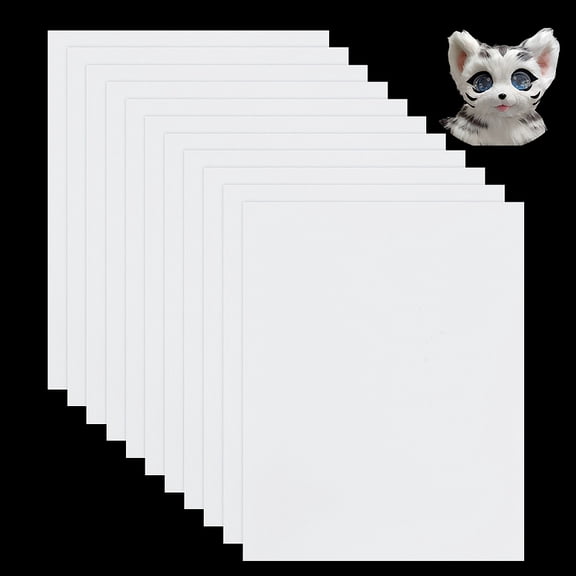 PVC Sheets Rectangle White 280x220x0.23mm for DIY