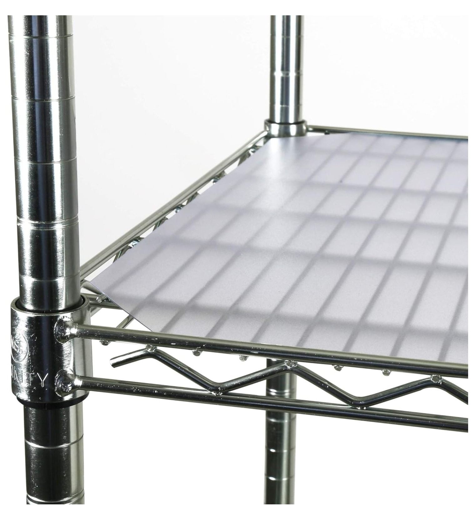 PVC Shelf Liners for Wire Shelving, 4 Pack, Clear Shelf Liners, for