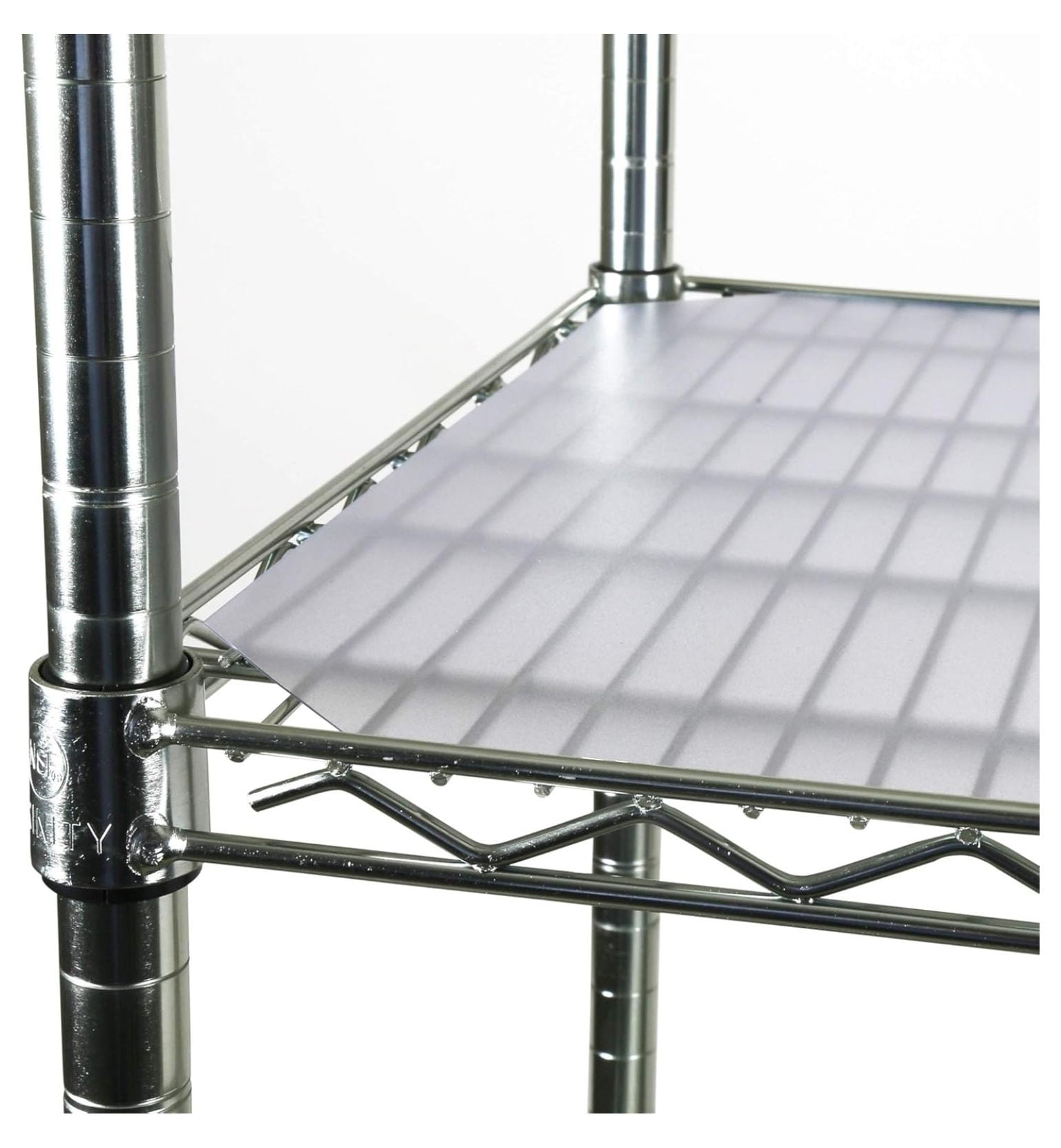 PVC Shelf Liners for Wire Shelving, 4 Pack, Clear Shelf Liners, for