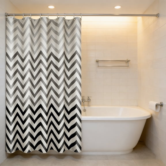 PVC Shower Curtain Waterproof Mildew Resistant Thick Plastic Liner for Bathroom Tub and Shower Stall, White, Multiple Sizes