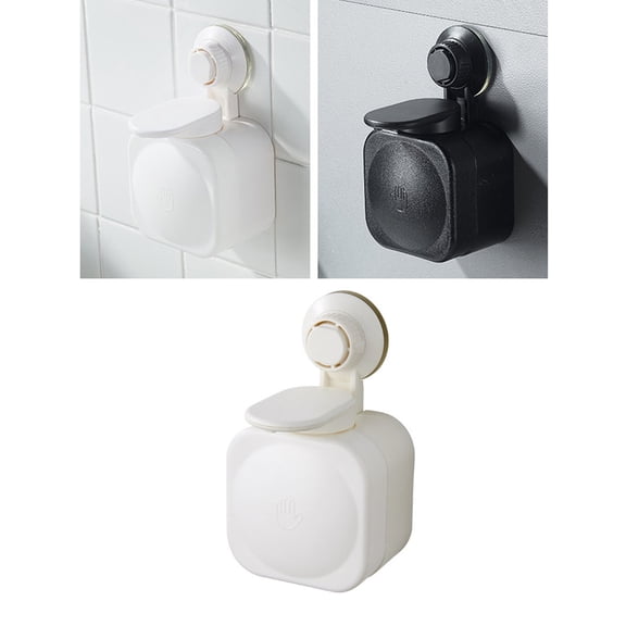 PVC Shower Gel Container Refillable Shampoo Container White