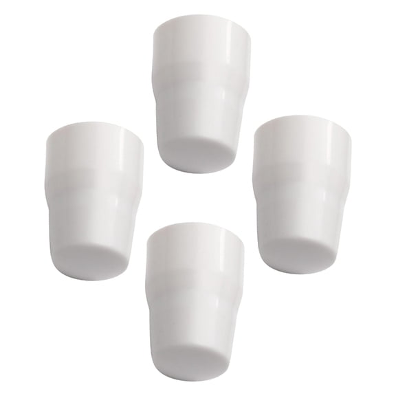 PVC Shower Pipe Hole Covers 4Pcs Sturdy Water Heaters Valves Trim Plate