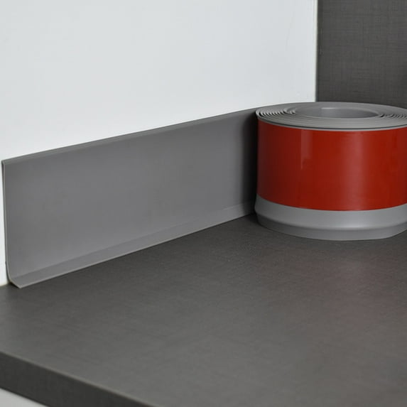 PVC Skirting Line Border Adhesive Waterproof Edge Closing Wall Skirt Strip For Living Room Background Baseboard Floor Decor