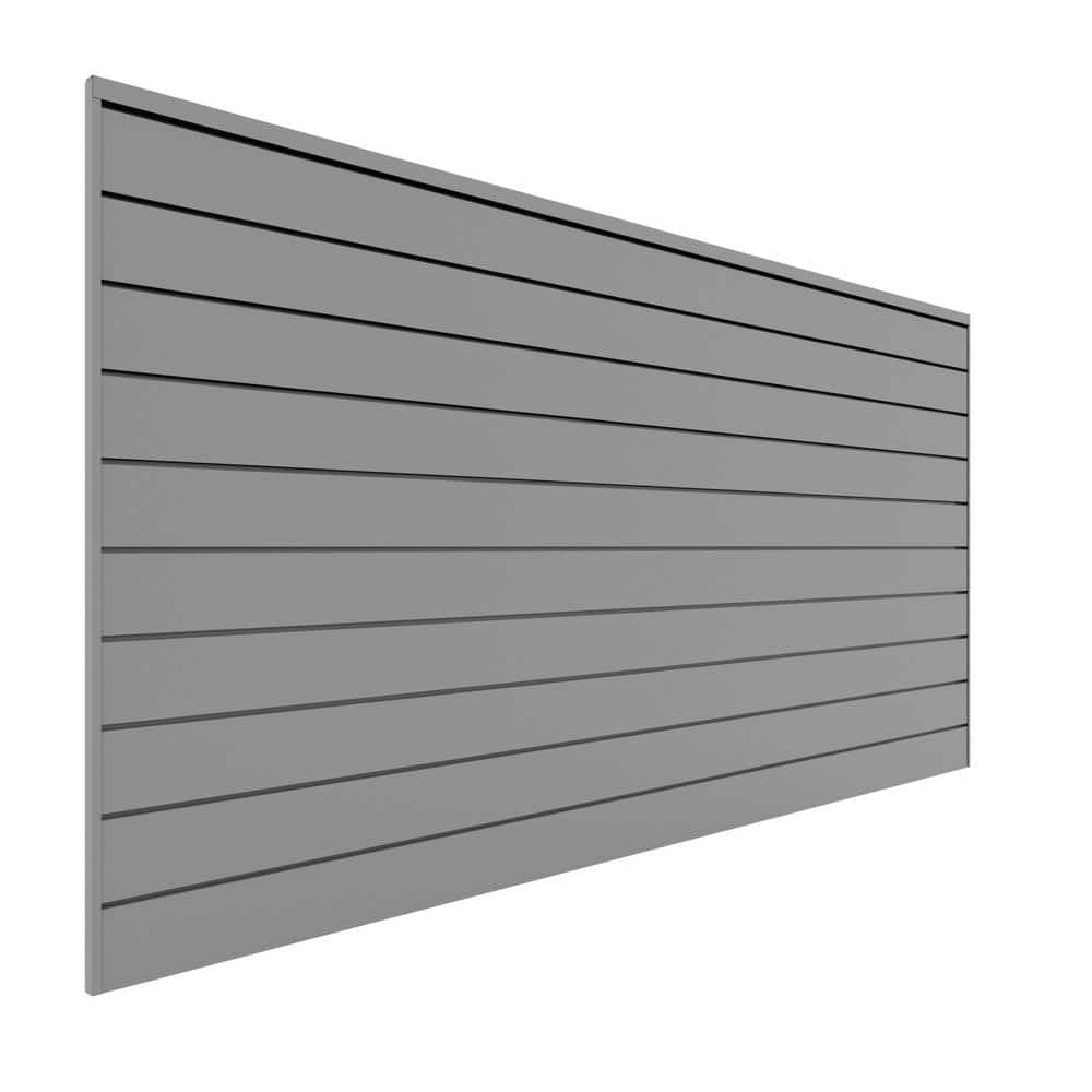 PVC Slatwall 8 ft. x 4 ft. Light Gray - Walmart.com