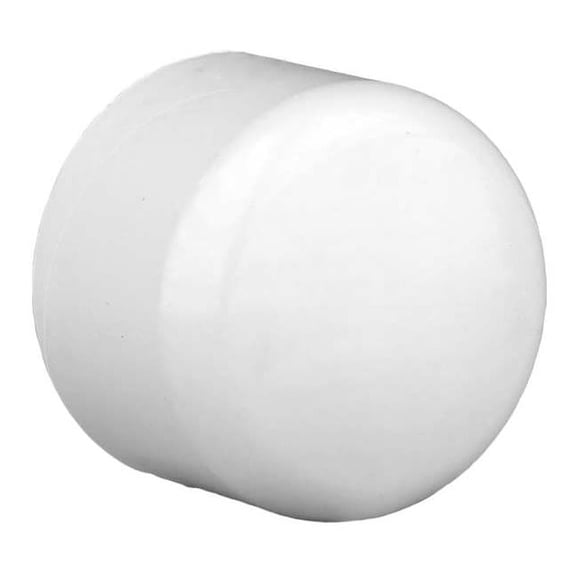 PVC Socket Cap, Hub, 2 in Pipe Size 1WKK7