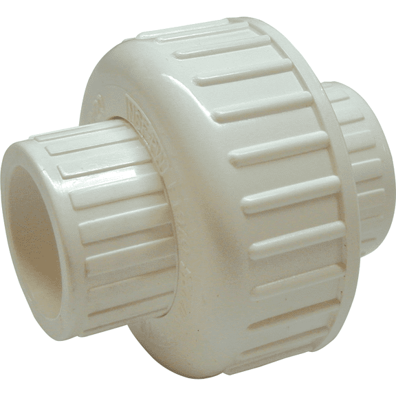 PVC Solvent Weld Union - Single Pack  Residential Use, Standard Application