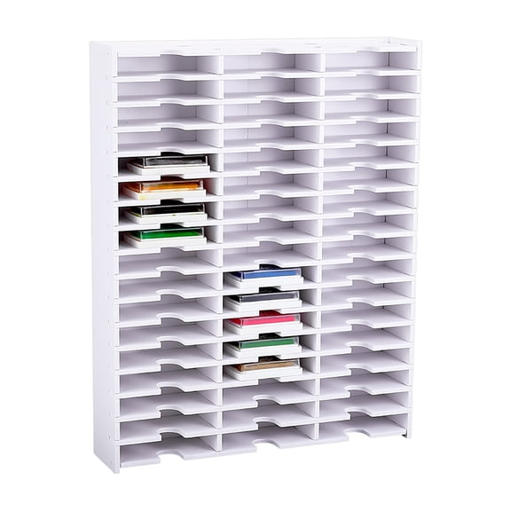 PVC Stamps Holders Rectangle White 351x77x447.5mm