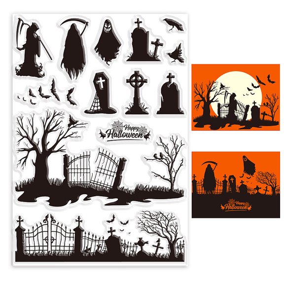 PVC Stamps for DIY Scrapbooking Photo Album Decorative Cards Making Stamp Sheets Film Frame Others 21x14.8x0.3cm for DIY Plastic