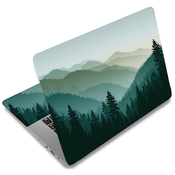 PVC Sticker for Laptop 90~270x120~380mm 3pcs/set Mountain