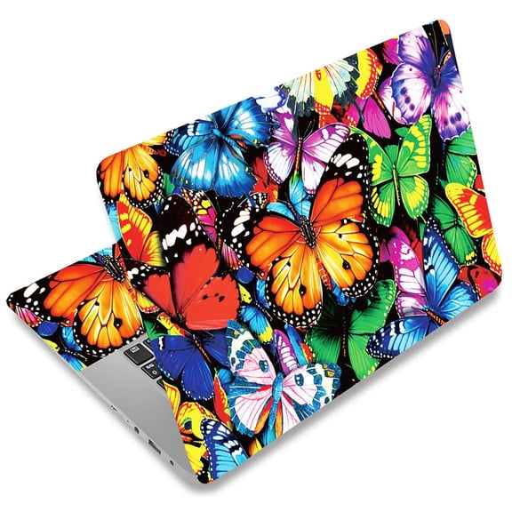 PVC Sticker for Laptop Butterfly 90-270x120-380mm 3pcs/set