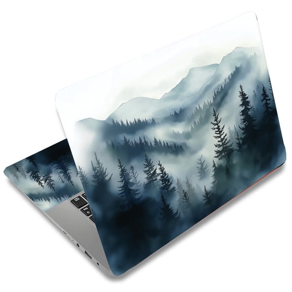 PVC Sticker for Laptop Mountain 90~270x120~380mm 3pcs/set