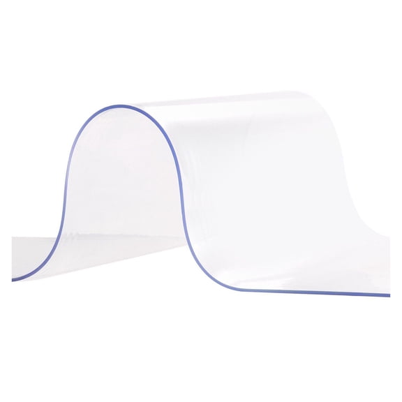 PVC Strip Curtain 16PCS 96"x96", Clear Door Strips 50% Overlap, Heavy Duty Freezer Curtain for Warehouse Walk in Cooler, Industrial PVC Doorway Curtain