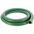 PVC Suction Hose Assembly, Green, 2" Male X Female NPSM, 65 psi Max