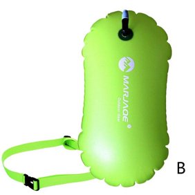 PVC Swimming Buoy Safety Float AirDry Bag Tow Float Inflatable Flotatio UK O0Q2