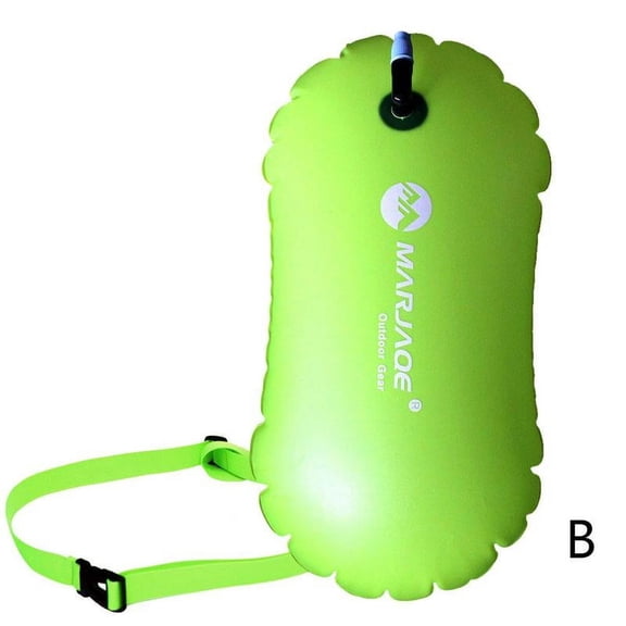 PVC Swimming Buoy Safety Float AirDry Bag Tow Float Inflatable Flotatio UK O0Q2