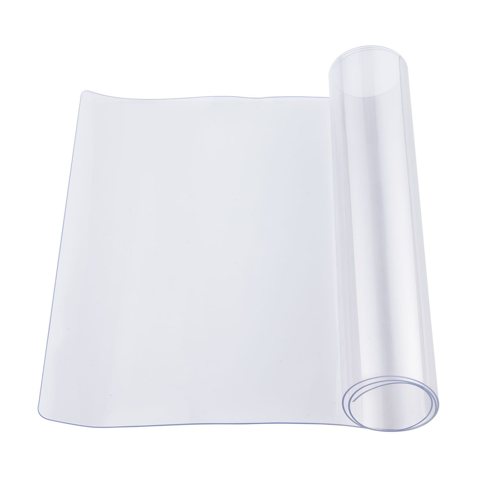 PVC Table Protector 16x32 Inch Clear PVC Desk Protector 1.5mm Thick ...