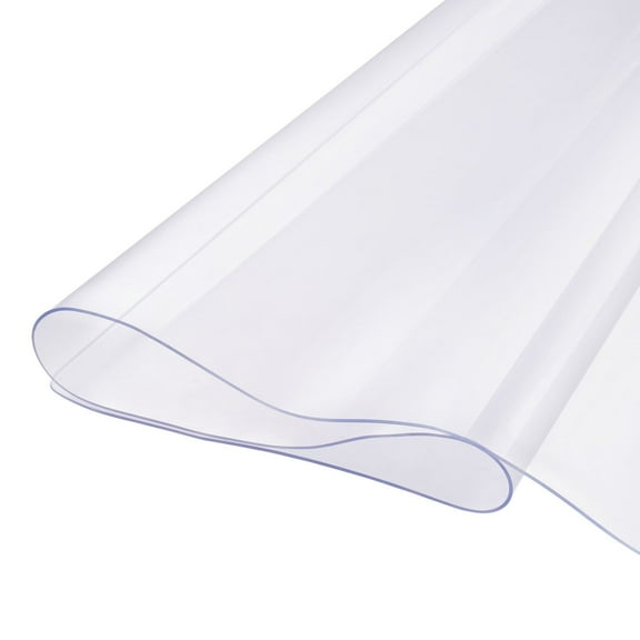 PVC Table Protector 42x60 Inch Clear PVC Desk Protector 2.0mm Thick
