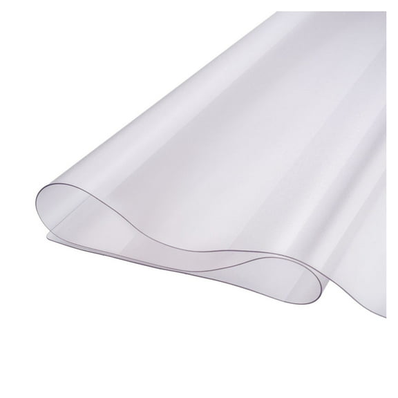 PVC Table Protector 42x60 Inch, Frosted Plastic Desk Cover 1.5mm - Clear Tabletop Protector for Dining Table, Kitchen Counter, Office Desk