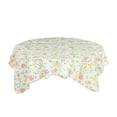 thumbnail image 1 of Tablecloth for Rectangular Tables 53" x 53" Floral Flower Printed, 1 of 7