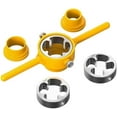 thumbnail image 1 of PVC Thread Maker Tool, Pipe Threader Plumbing Tool Kit, Pipe Threader Kit, Tap and Die Set, Plastic Pipe Thread Round Die Set, Manual Hand Tool, 1 of 7