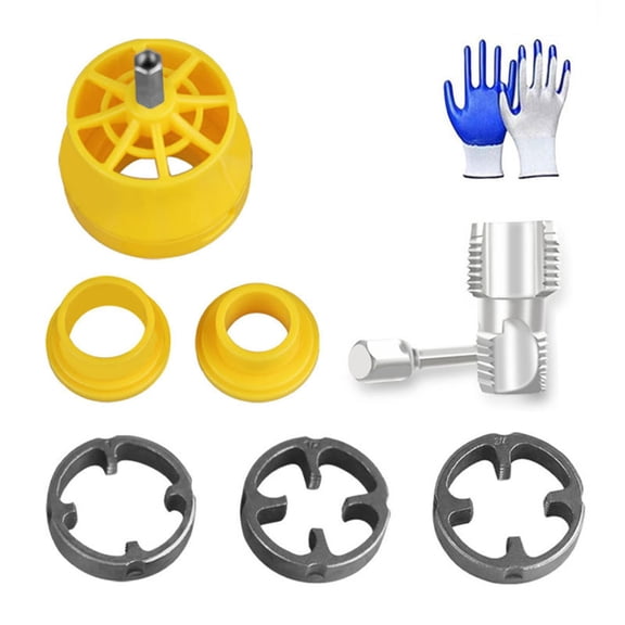 PVC Thread Maker Tool Pipe Threader Plumbing Tool Kit Pipe Threader Set