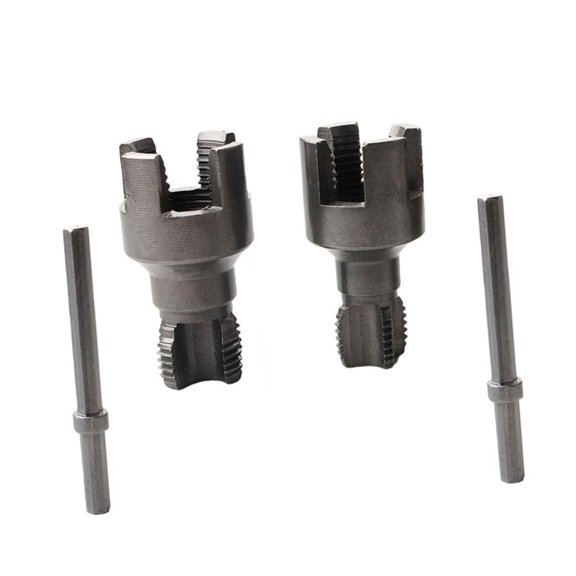 PVC Thread Maker Tool for Electric Drill Plastic Pipe Threader 1/2inch 3/4inch PVC Threading Dies Threader